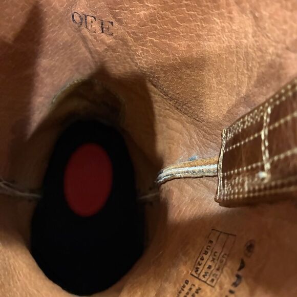 Ariat Nighthawk Western Boots Men’s 9EE Wide Square Toe Brown Leather EUC - Picture 5 of 7